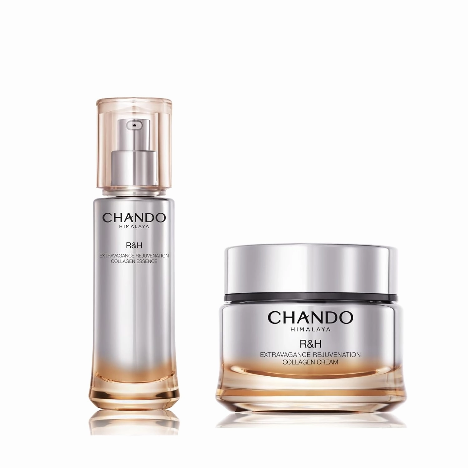 Extravagance Rejuvenation Collagen Serum (50ml/1.69oz) & Extravagance Rejuvenation Collagen Cream (55g/1.94oz) - for Boosts Skin Renewal and Collagen Replenishment