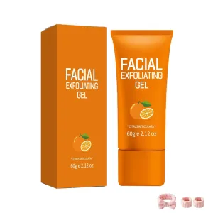 Facial Exfoliating Gel, Purifying Exfoliating Gel for Face and Body Skin Repair, Deep Cleansing Exfoliating Scrub Face Body Skin, Moisturizing, Cleansing and Rejuvenating (1pcs)