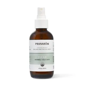 Facial Mist (4oz / 120ml) - 100% Pure & Natural Essential Oil Facial Mist for Dry Skin Hydration & Toning (Clear (Oily Skin))