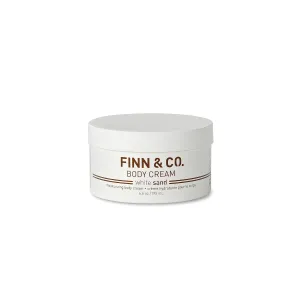 FINN & CO. White Sand Body Cream - Hydrating Moisturizer with Shea Butter, Vitamins A, C & E - Smoothes & Nourishes Skin - Paraben Free, Cruelty Free, Beach Inspired Scent | 6.6 oz