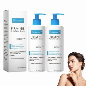 Firming Revitalizing cream, Advanced Firming & Wrinkle-Reducing Cream, Skin Firming Cream, Restore Skin Elasticity for All Skin Types (2 Bottle)