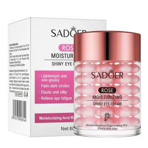 For SADOER Rose Moisturizing Eye Cream.eye care.Nourishing Rejuvenating Eye Creams,Brightens the skin around the eyes 60g 2.1 FL OZ