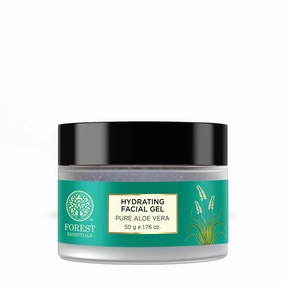 Forest Essentials Light Hydrating Facial Gel Pure Rosewater|Soothes & Renews Hydration|Unisex Face Gel|50 g