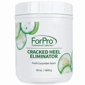 ForPro Professional Collection Cracked Heel Eliminator, Fresh Cucumber Scent, Intensive Repair Treatment for Rough, Dry & Cracked Heels, Reduces Calluses & Skin Build Up, 60 oz.