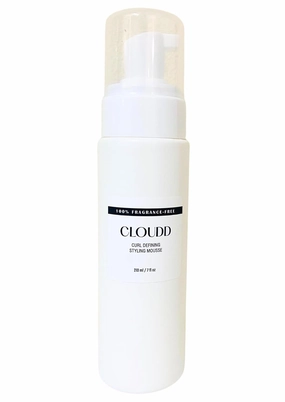Fragrance-Free Curl Defining Styling Mousse, 100% Fragrance-Free and Essential Oil-Free, Unscented, Non-aerosol