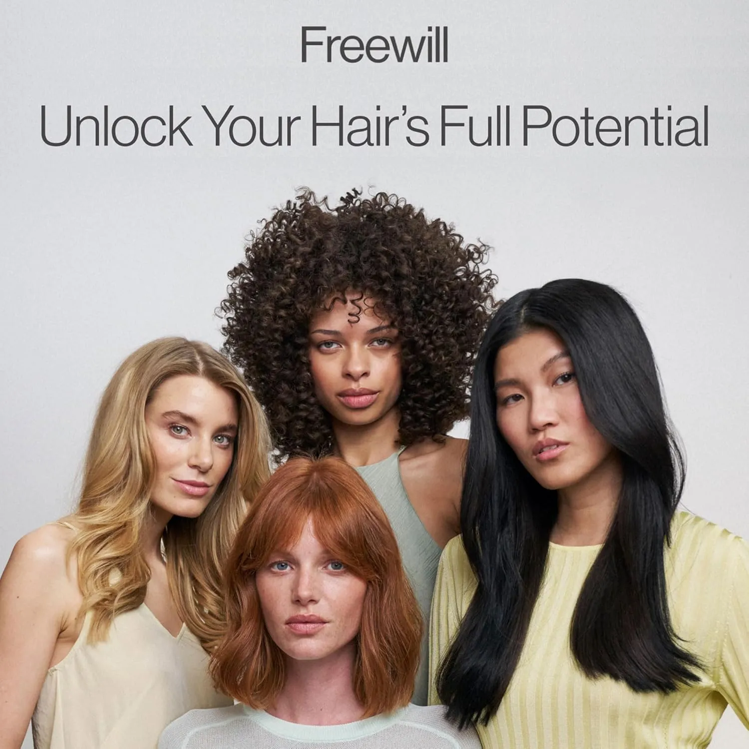 Freewill Curl Moisturizing Shampoo, Nourishes and Defines Curls, Adds Hair Shine, Hydrating Hair Shampoo for Curly Hair, Healthier-Looking Curls, 8.5 oz