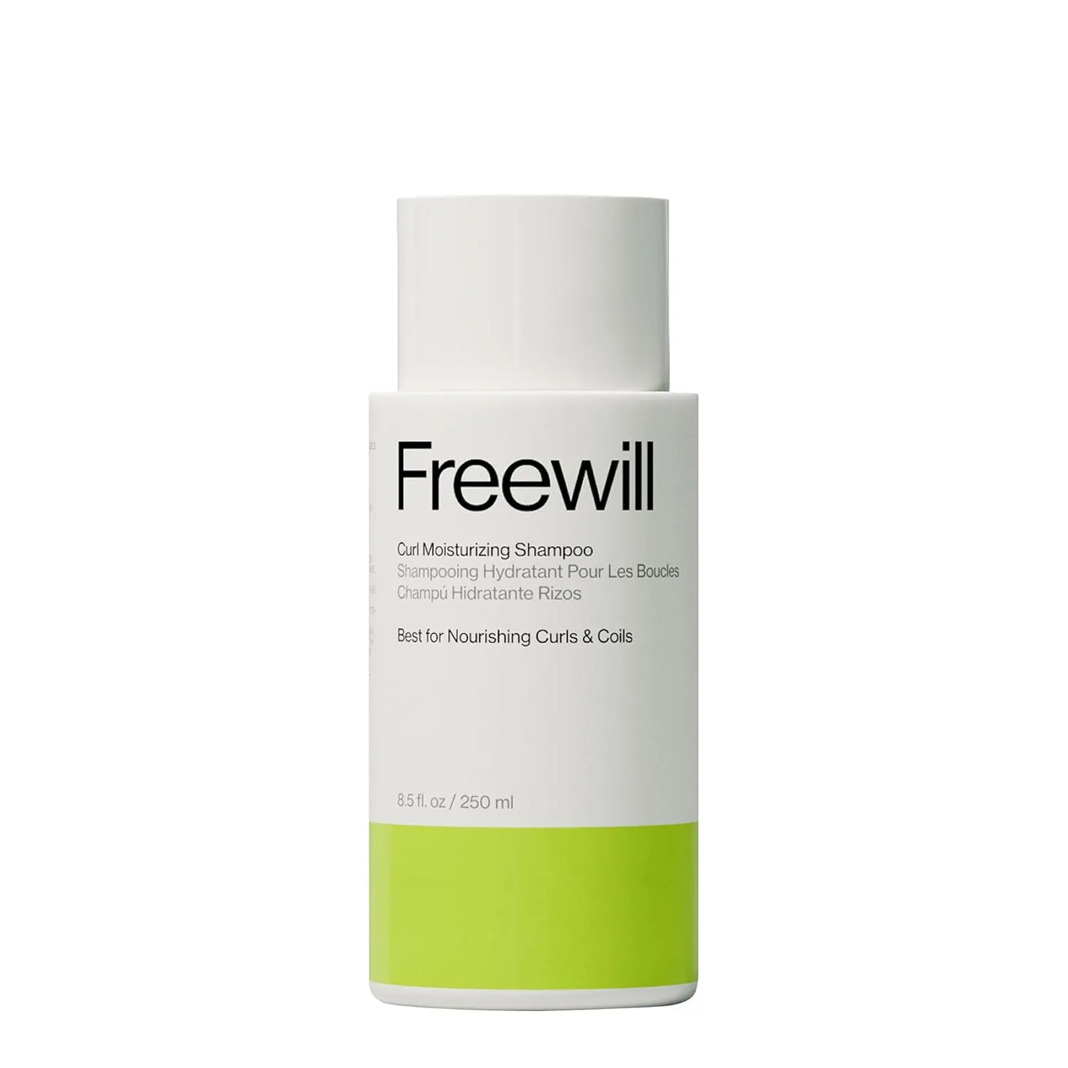 Freewill Curl Moisturizing Shampoo, Nourishes and Defines Curls, Adds Hair Shine, Hydrating Hair Shampoo for Curly Hair, Healthier-Looking Curls, 8.5 oz