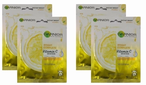 Garnier Bright Complete Face Mask (28g, Pack of 4)
