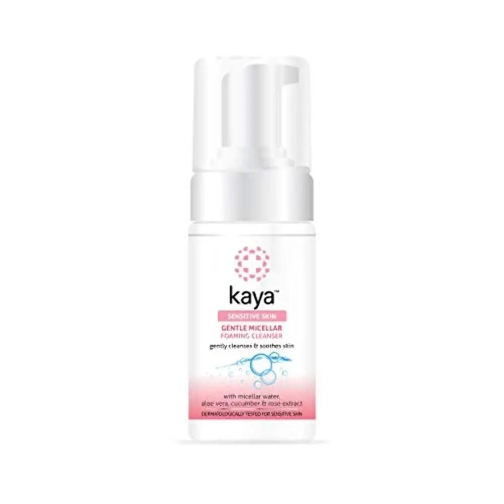 Gentle Micellar Foaming Cleanser | With Micellar Water, Aloe Vera, Cucumber & Rose | Free From Fragrance & Parabens | For Sensitive Skin | 100ml