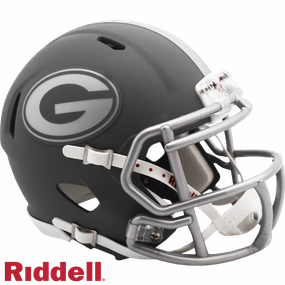 Georgia Bulldogs Helmet Riddell Replica Mini Speed Style Slate Alternate - Riddell