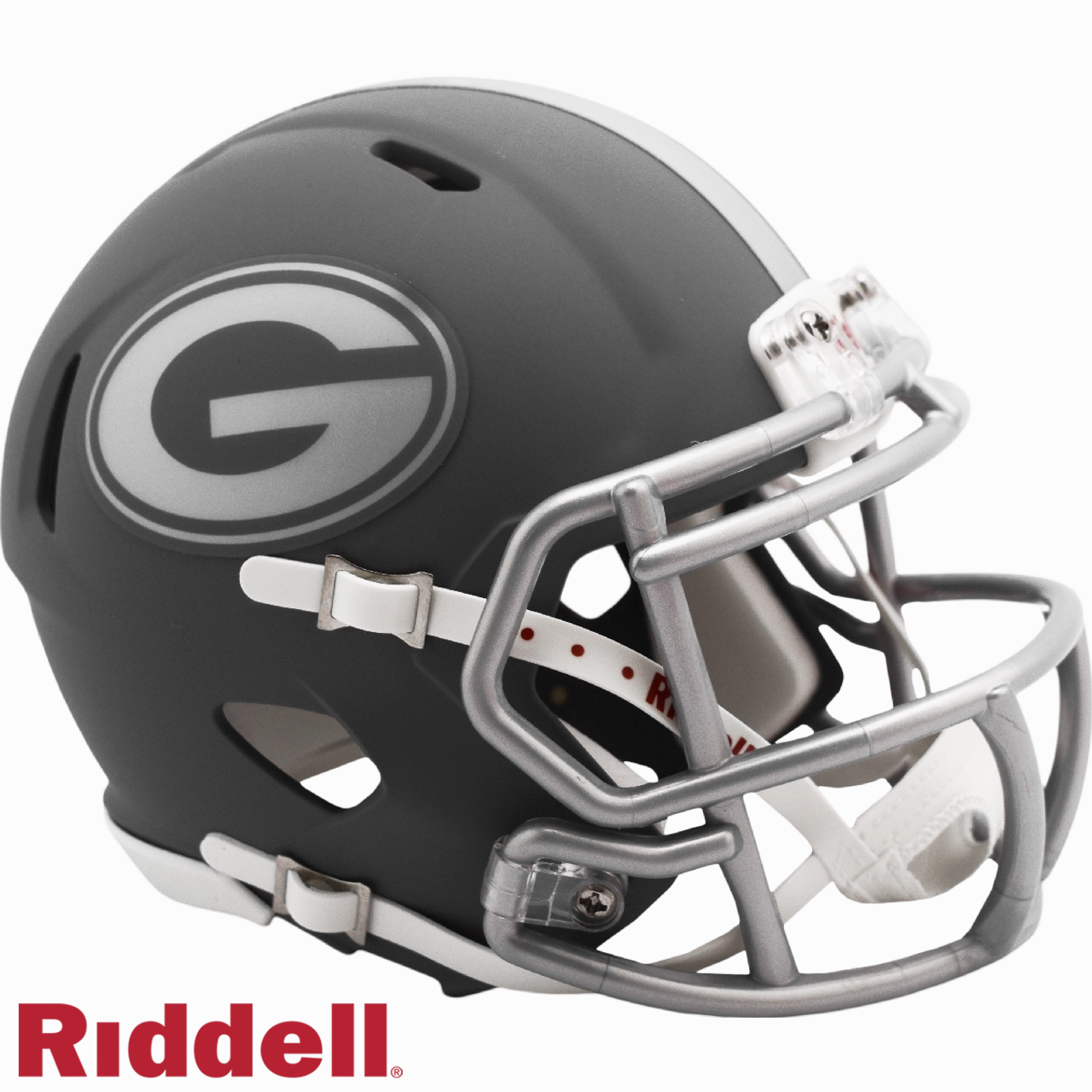 Georgia Bulldogs Helmet Riddell Replica Mini Speed Style Slate Alternate - Riddell
