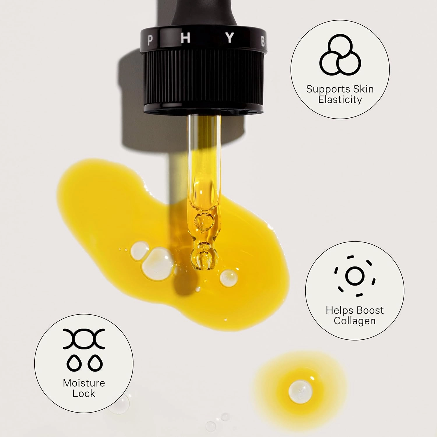 Golden Ray Glow Face Oil, 13ml. Collagen Boosting, Natural Skincare Moisturizing & Hydrating Facial Oil for Women. Incr Elasticity w/French Marine Algae, Jojoba & Rosehip for Fine Lines & Wrinkles