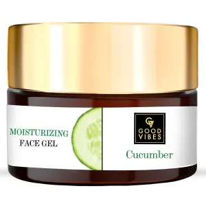 Good Vibes Cucumber Gel For Skin and Hair - 100 g - Hydrating and Soothing Formula for Dry Skin and Under Eye Puffiness