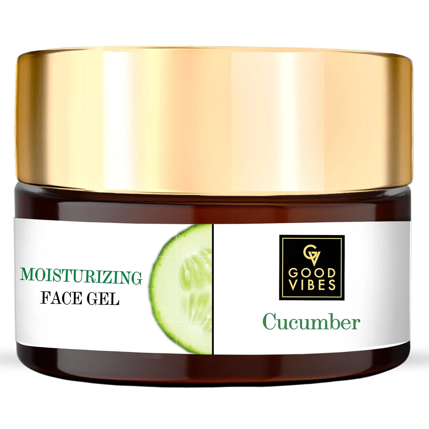 Good Vibes Cucumber Gel For Skin and Hair - 100 g - Hydrating and Soothing Formula for Dry Skin and Under Eye Puffiness