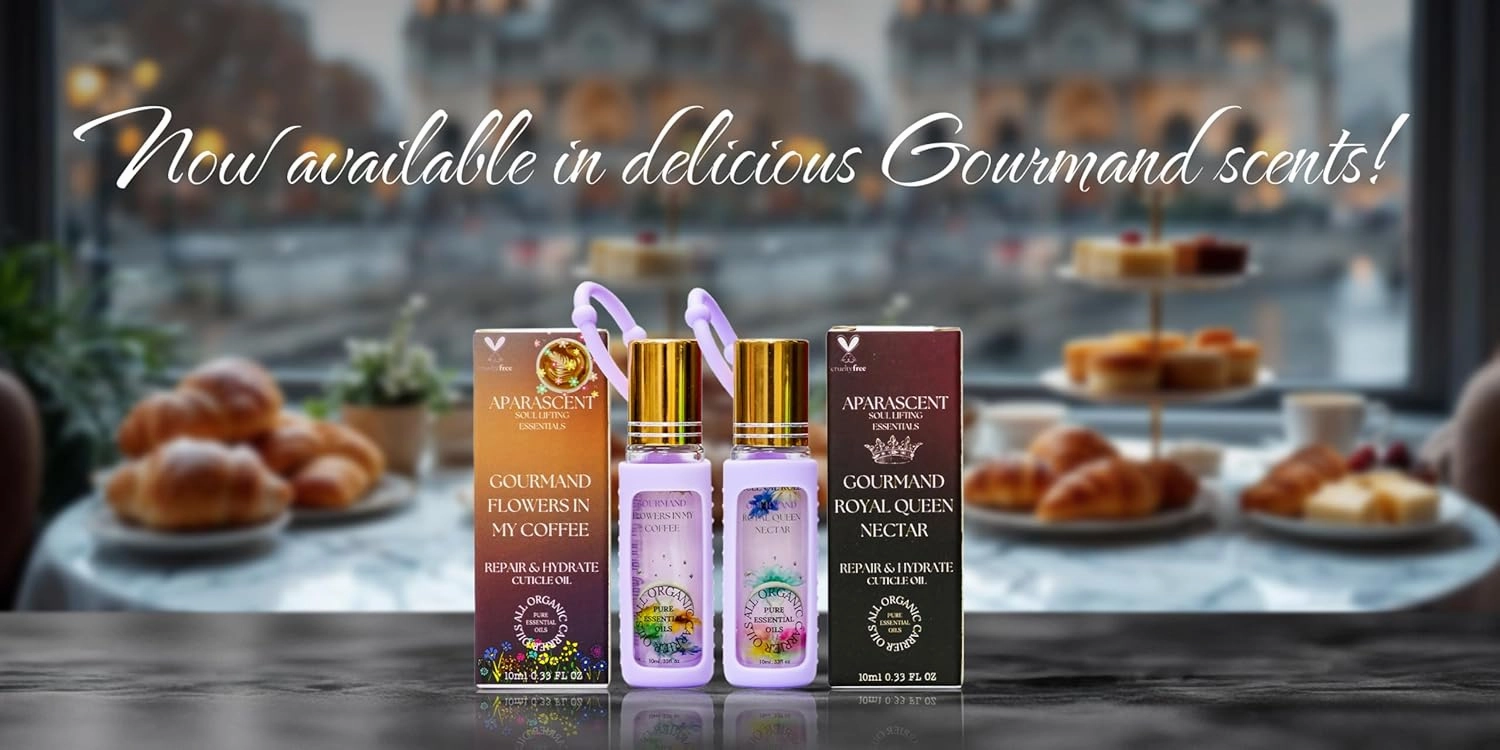 Gourmand Royal Queen Nectar Cuticle Oil Hydration & Strength w/Coconut, Jojoba & Rosehip for Dry Nails - Travel-Ready Roller, Moisturizing Boost Serum Treatment for Radiant Nail Growth