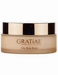 Gratiae organic beauty by nature silky body butter, anti aging skin care shea butter, moisturizer, hydrating stretch mark cream, firming, neck & Décolleté, Passion Fruit & Lime 5.95Fl.oz