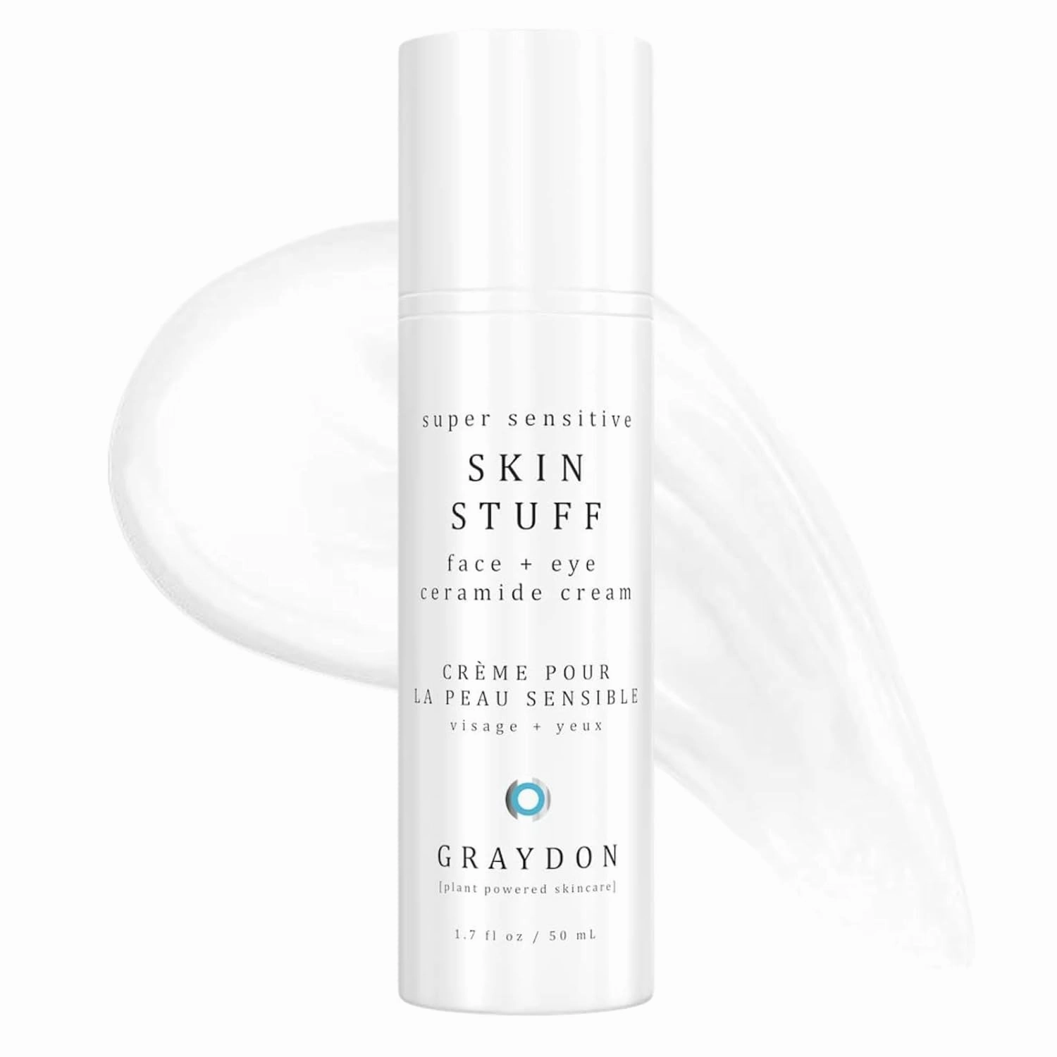 Graydon Skincare Skin Stuff Face & Eye Ceramide Moisturizing Cream Soothes, Intense Hydration for Acne Prone Skin With Rosehip Oil & Maple & Facial Moisturizer Cleanser 1.7 Fl Oz