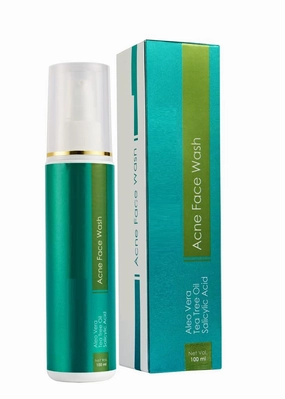 GT Salicylic Acid Face Wash | 2% Salicylic Acid Face Wash for Oily Skin | Anti Acne with Tea Tree Oil, Aloe Vera for Acne Control and Hydration | AHA BHA face wash for Men and Women 100ml