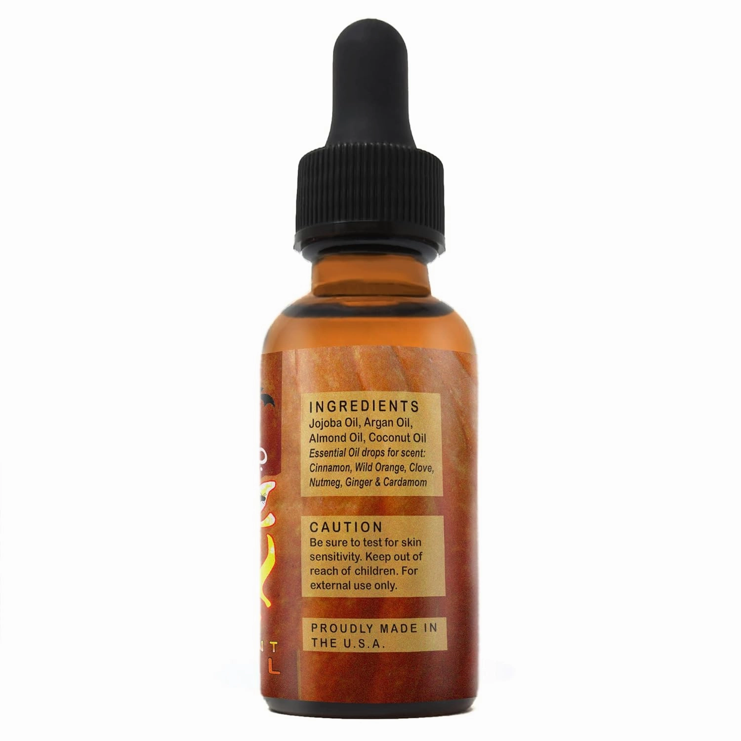 Halloween Beard Oil with Pumpkin Spice Scent (2oz)