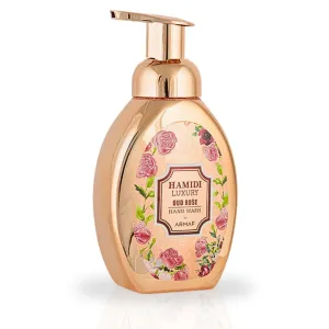 Hamidi Luxury Oud Rose Hand Wash 350ml (11.9 OZ) Indulge In A Premium Liquid Hand Soap With An Enticing Rose Scent, Rejuvenates And Nourishes Your Skin, Experience The Ultimate Moisturizing Hand Wash