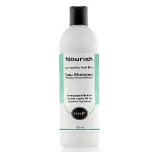 Healthy Hair Plus – Emu Oil Shampoo that Reduces Dryness and Moisturizes Hair (12oz)