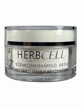 Herbal Eye Cream with Stem Cell Extract, Anti-Aging, Wrinkle-Reducing, Puffy Eye Treatment, Natural Under Eye Cream with Botanical Plant-Based Ingredients for Dark Circles & Fine Lines -1.7oz HERBCELL