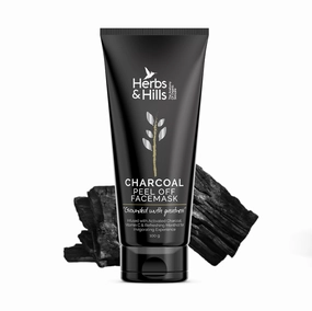 Herbs & Hills Charcoal Peel Off Facemask - 100 gm