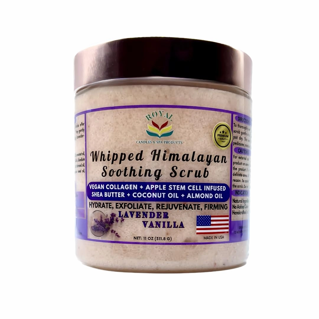 Himalayan Soothing Scrub 11 oz. - Lavender Vanilla Scent