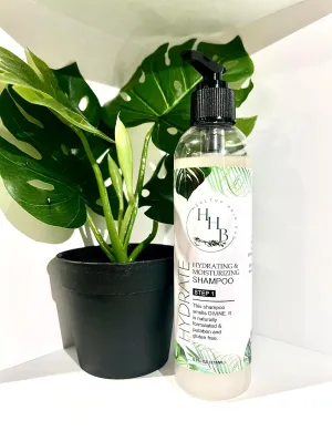 Hydrating & Moisturizing Shampoo for Natural Hair, Kinky Hair, Curly Hair, 4c Hair - Contains Aloe Vera Juice, Castor Seed oil, Kosher Vegetable Glycerin, Honey, Rice bran Oil 8oz