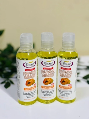Hydrating Body Massage Oil with Papaya & Aloe Vera, 100ml Pack of 3