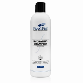 Hydrating Sensitive Skin Shampoo 12 oz - Sulfate-Free, Fragrance-Free, Paraben-Free, Color-Safe, Hypoallergenic, Mild Hair Cleanser - Gluten-Free, Vegan, Cruelty-Free, With Natural Cucumber