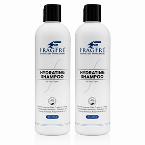 Hydrating Sensitive Skin Shampoo 12oz (2-Pack Gift Set) - Sulfate Free Shampoo Fragrance Free Paraben Free - Color Safe Hypoallergenic Mild Hair Cleanser - Gluten Free Vegan - Natural Cucumber