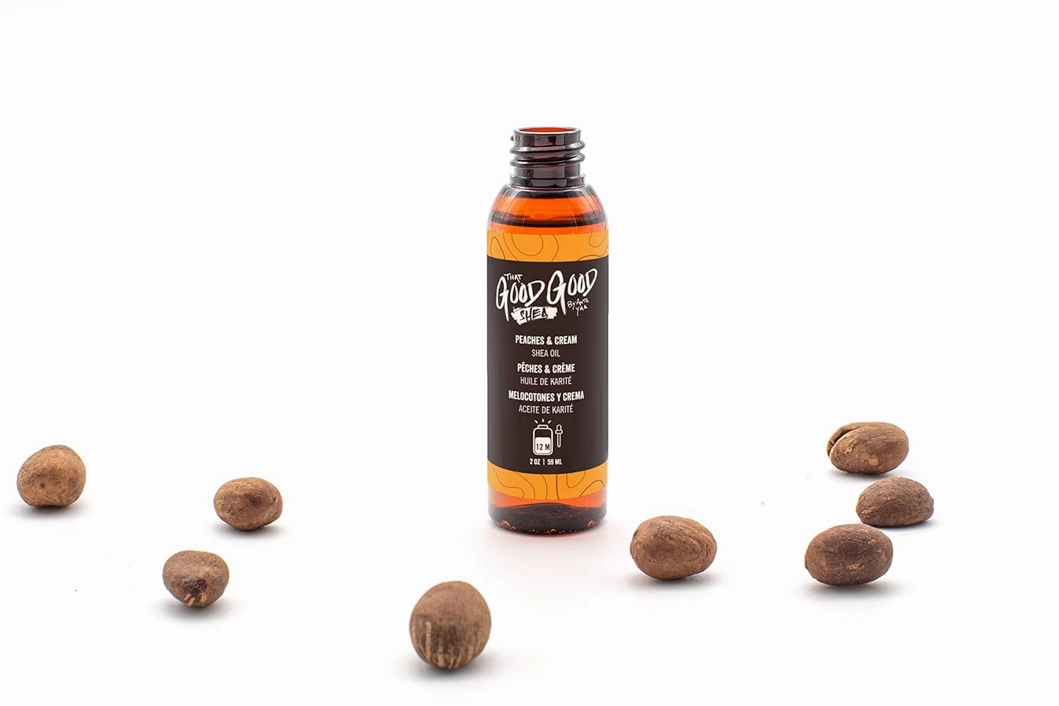 Hydrating Shea Oil 2-Pack (Peaches & Cream, 2 oz)
