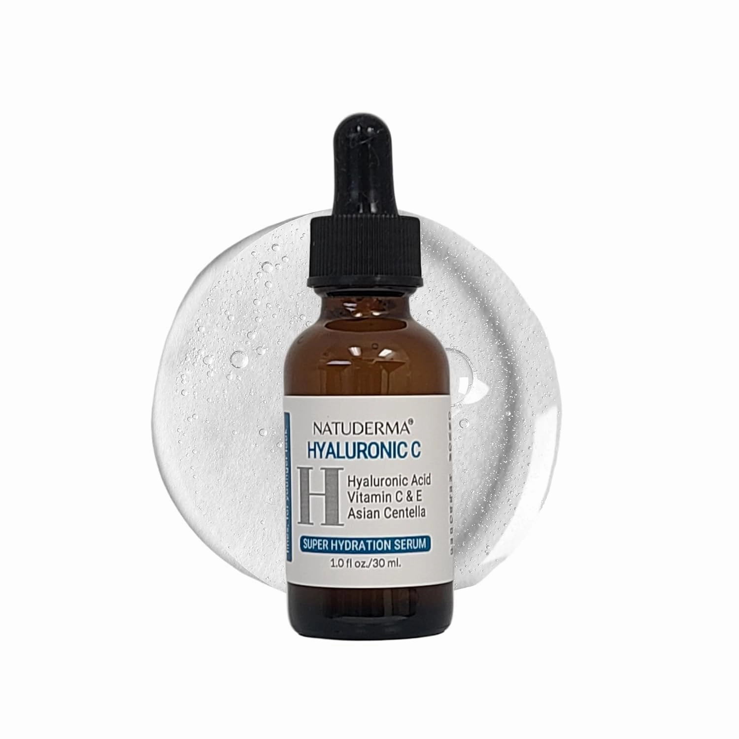 Hydrodermabrasion Solutions | Revitalizing Antioxidant Serum for Hydro Dermabrasion Machine and Oxygen Facial, Revita-A-Tone, 16 oz | and Hyaluronic Acid Serum with Vitamin C, 1oz, by Natuderma