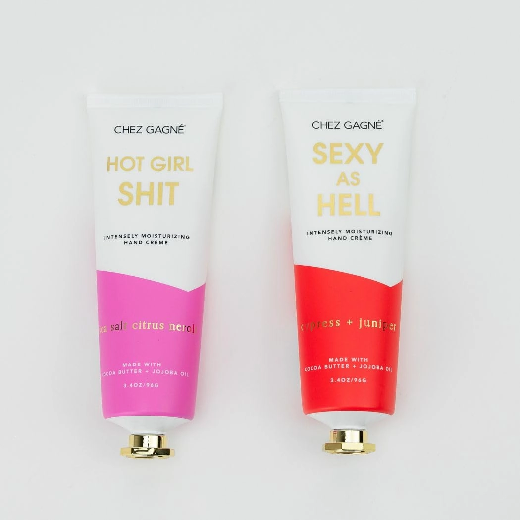 Intensely Moisturizing Vegan Hand Cream, Jojoba Oil Cocoa Butter,Non-Greasy, Fast-Absorbing, USA - (3.4, Sea Salt, Citrus   Neroli - Hot Girl Shit)