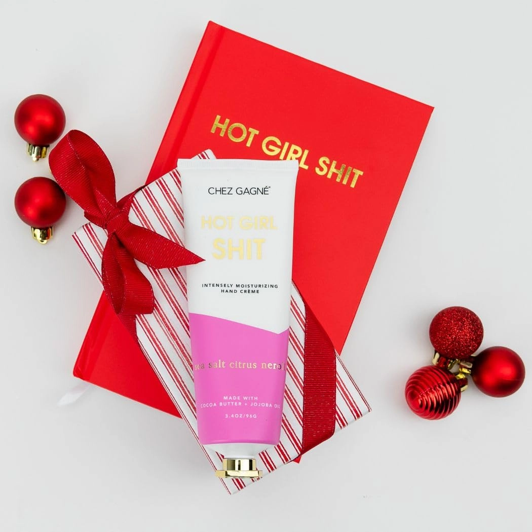 Intensely Moisturizing Vegan Hand Cream, Jojoba Oil Cocoa Butter,Non-Greasy, Fast-Absorbing, USA - (3.4, Sea Salt, Citrus   Neroli - Hot Girl Shit)