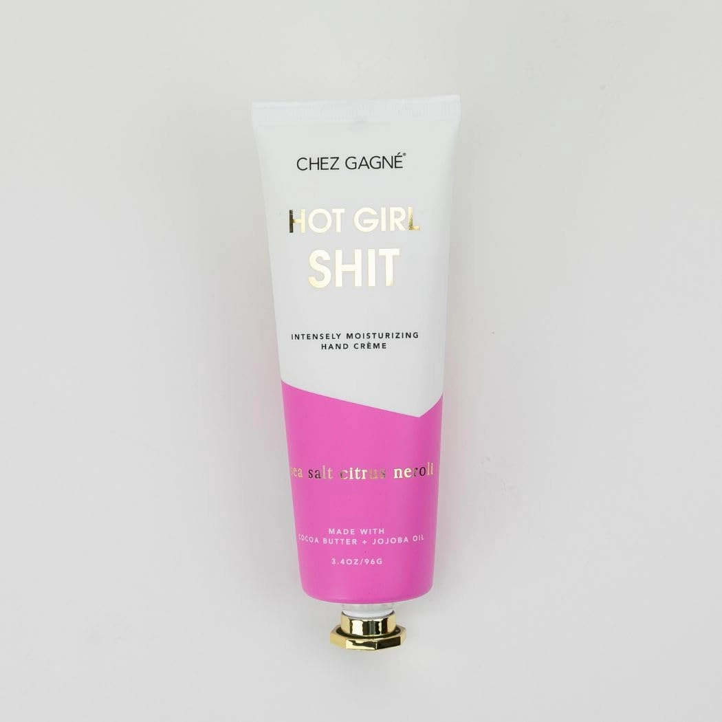 Intensely Moisturizing Vegan Hand Cream, Jojoba Oil Cocoa Butter,Non-Greasy, Fast-Absorbing, USA - (3.4, Sea Salt, Citrus   Neroli - Hot Girl Shit)