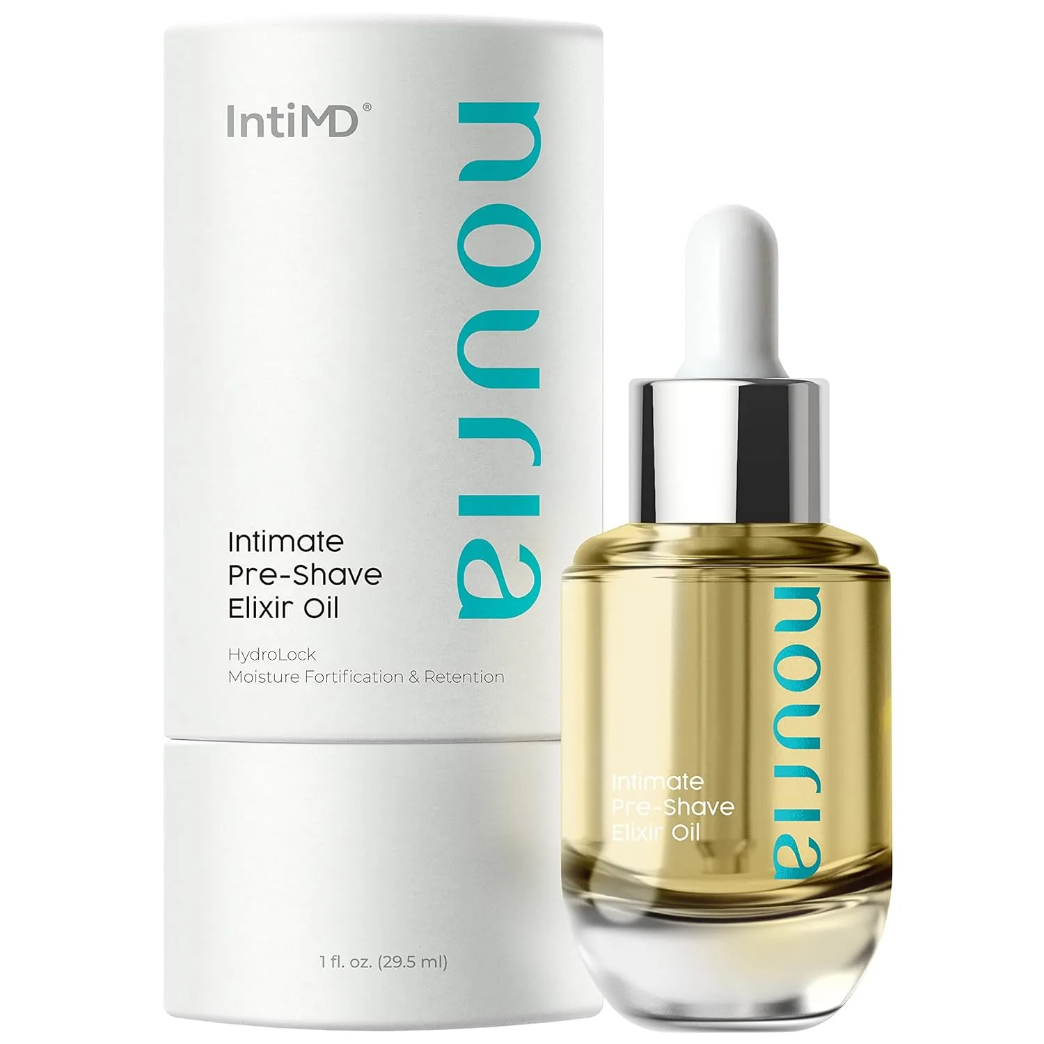IntiMD Coochy Plus HydroLock Moisturizing   3-Steps Kit Intimate Shave Gift Set: Nouria Pre-Shave Elixir Oil   Coochy Plus Shave Cream Fragrance Free and Coochy Plus After Shave Protection Mist
