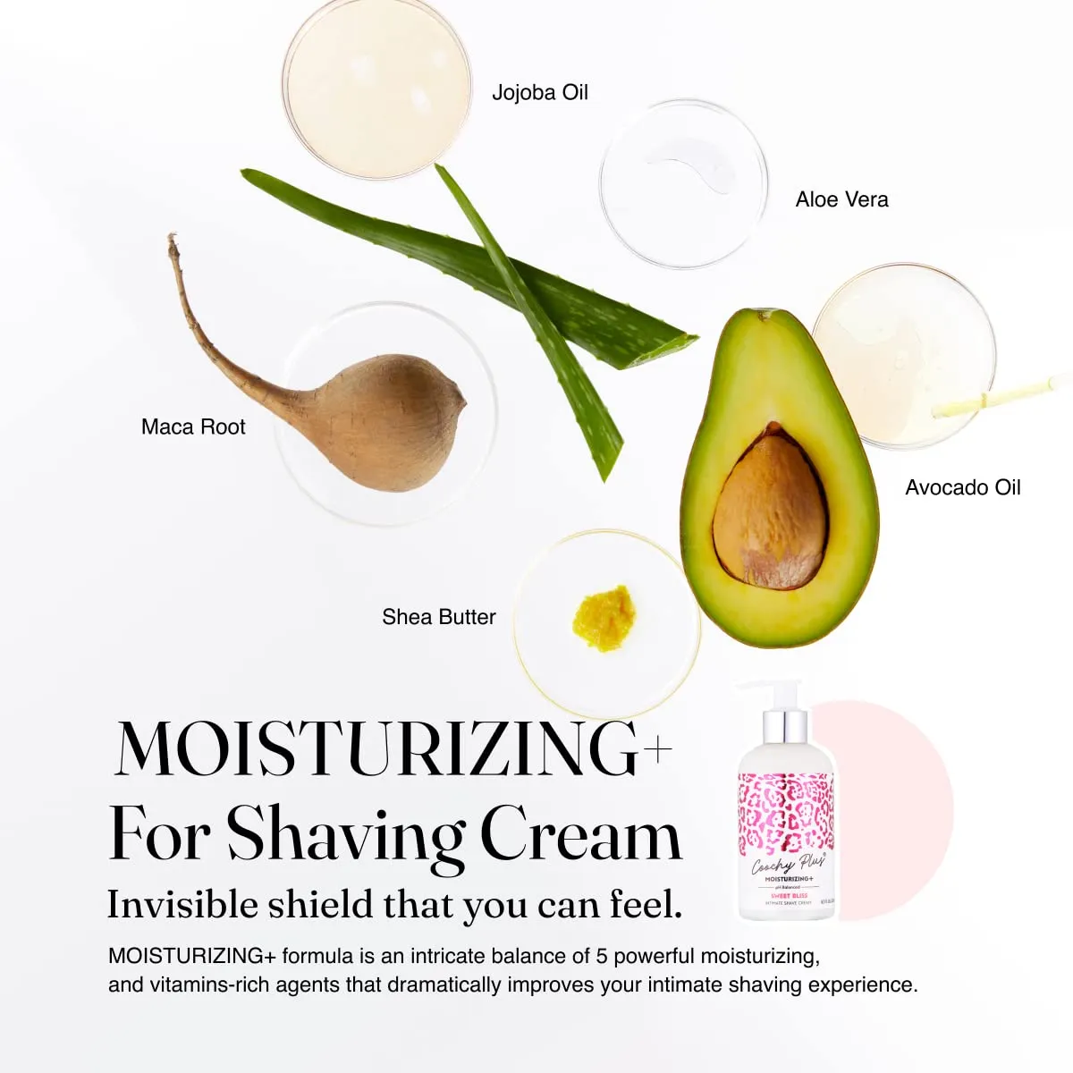 IntiMD Coochy Plus Intimate Shaving Complete Kit - Sweet Bliss & Organic After Shave Protection Soothing Moisturizer Mist - Antioxidant Formula Prevents Razor Burns, Itchiness & Ingrown Hair