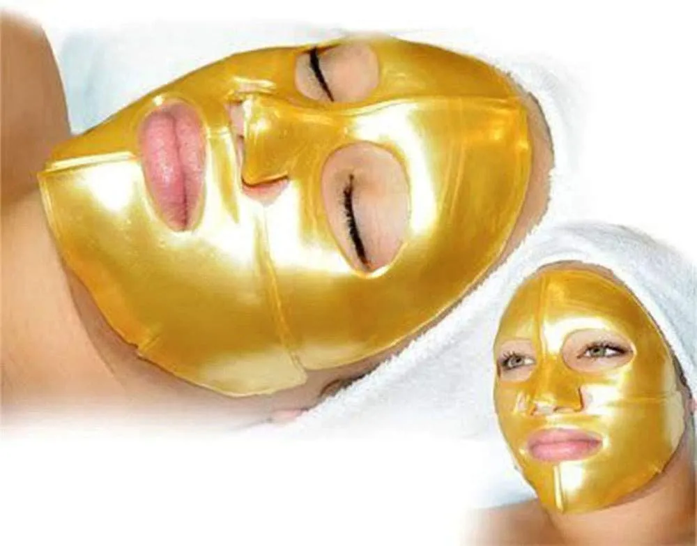 Jakuva 12PCS Collagen Face Mask,Deep Moisturizing Facial Patches Gel Face Pads for Anti-Aging, Puffiness Face Skincare, Firming Face Lift Sheet, 24K Gold