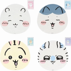 Japanese Style Facial Sheet Mask for Skin Care Kawaii Face Mask 1 piece,Animal Character Package Face Mask Pack with Hydrating Vitamin C derivative moisturizing CICA (1set of 4)