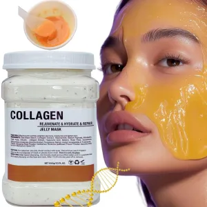 Jelly Mask Powder for Facials,Jelly mask for professionals, Vajacial Mask for Hydrating & Moisturizing (Collagen)