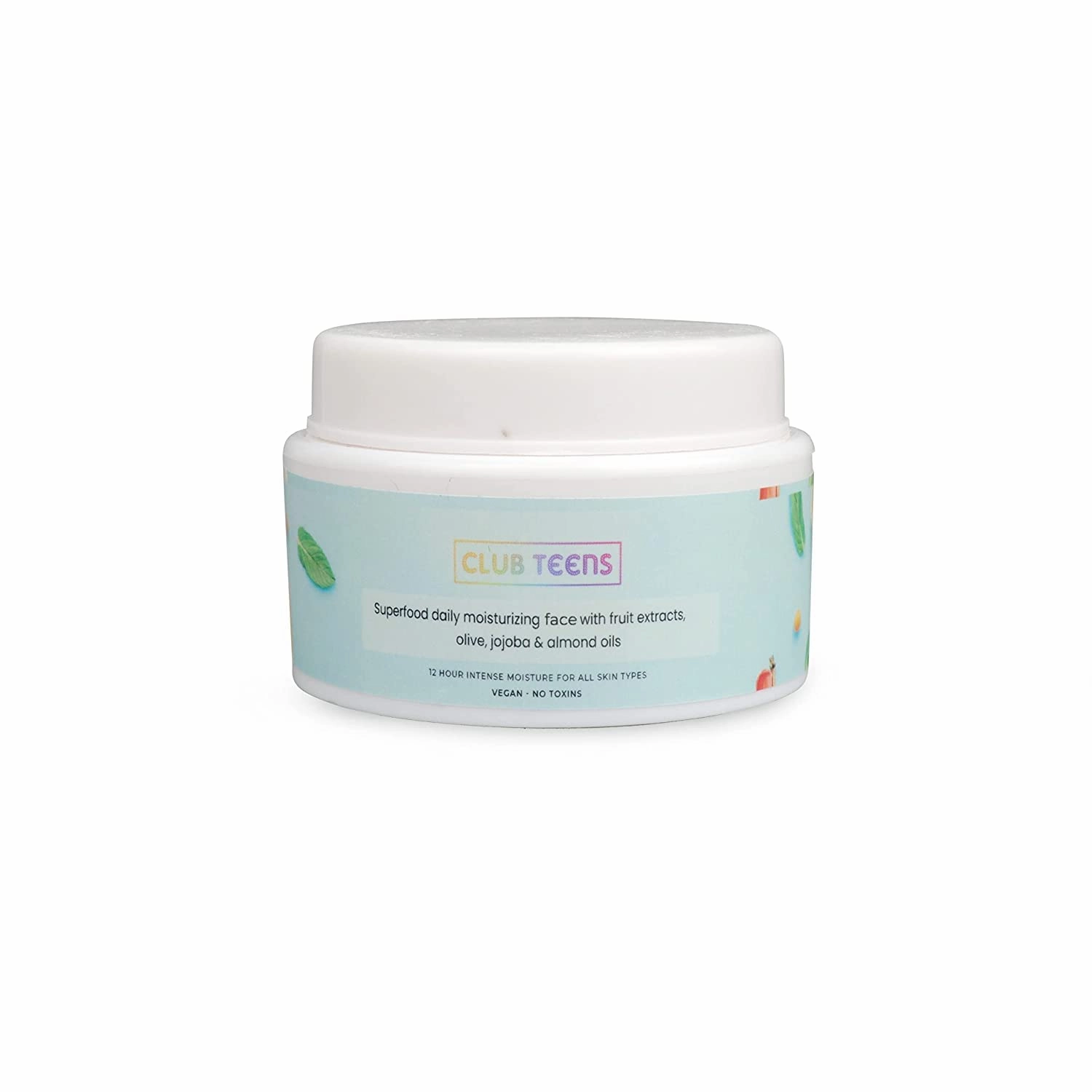 Jesica Vegan Face Moisturizing Cream, Designed for Teenagers, With Rejuvenating Properties, Organic,Glycerin, Coconut Oil & Almond Oil - 50 GM