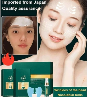 Jinshane Collagen Mask Korea, Conopeptide Freeze-Dried Forehead Mask Patch, Jinshane Collagen Lifting Mask Kit, Jinshane - Collagen Implant Essence Set For Skin Rejuvenation & Lifting (2set)