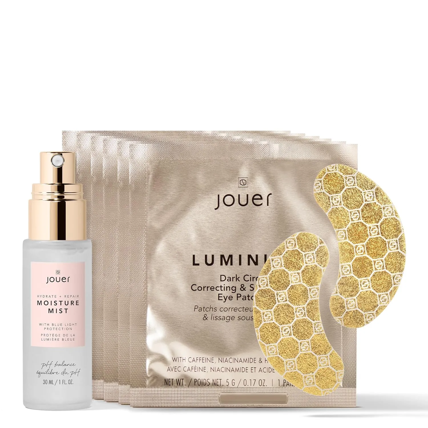 Jouer Face Mist and Eye Patches Bundle