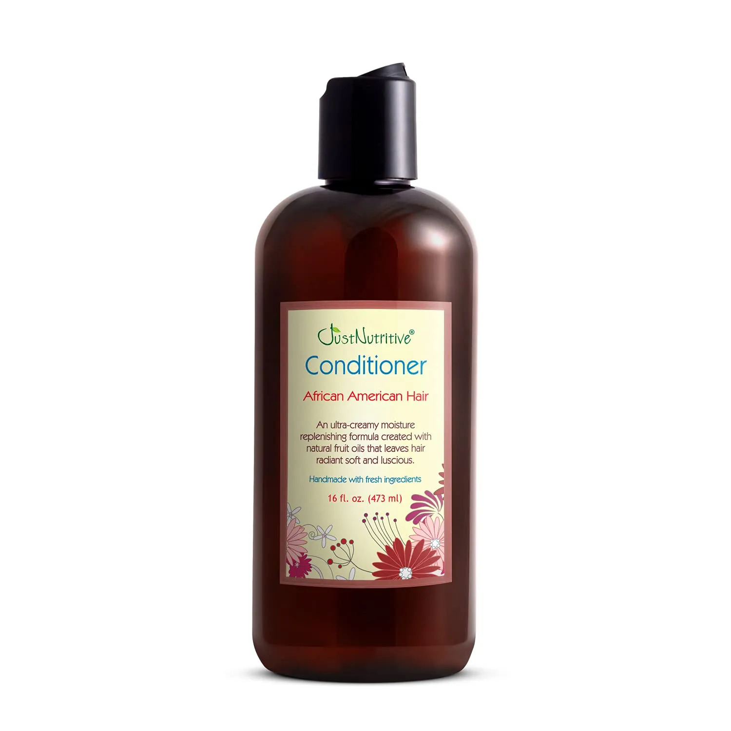 Just Nutritive African American Hair Conditioner | Moisturizing Conditioner for Natural Hair | Detangling Conditioner for Curly, Coily Hair | Conditioner for Natural Hair 16 Oz