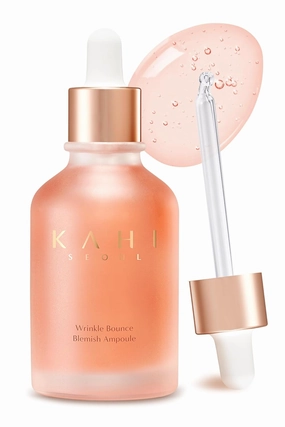 KAHI Wrinkle Bounce Blemish Ampoule | Collagen Serum for Face Dark Spot Corrector | Serum for Glowing Skin Korean Ampoule Facial Oil Face Care 1.69 fl oz