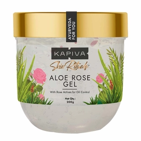 Kap. iv; a Skin Rituals Aloe Rose Gel 200 gms | Soothing AloeVera Gel for Face| For Glow and Hydration | Clinically Tested Rose Actives