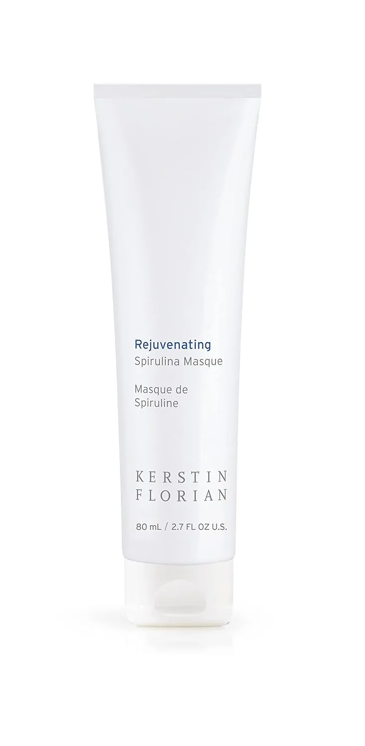 Kerstin Florian Rejuvenating Spirulina Masque | Anti|Aging Treatment Boosts Collagen and Detoxes with Algae and Clay | Face Mask for All Skin Types (2.7 fl oz)