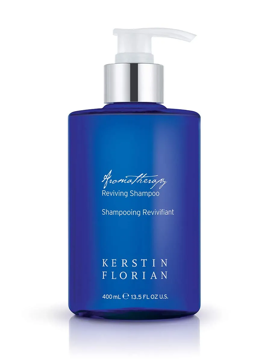 Kerstin Florian Reviving Shampoo | Moisturize & Boost Shine | Aloe and Wheat Protein Detangle & Hydrate Dull Hair | All Hair Types (13.5 fl oz)